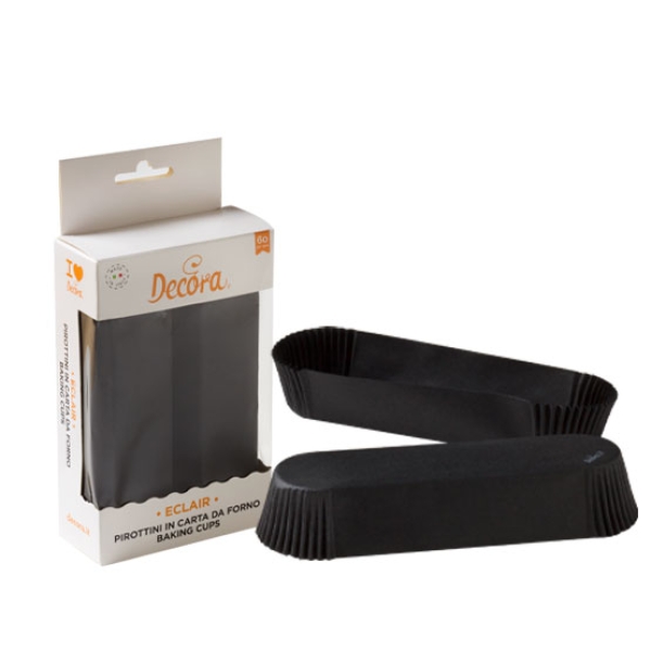 Eclair Baking Cups - Black